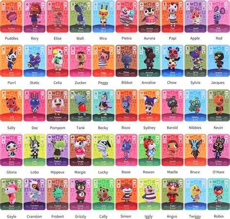 nfc tags for animal crossing|acnh amiibo cards full set.